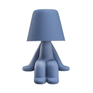 Qeeboo Sweet Brothers Sam portable LED table lamp Qeeboo Light blue - Buy now on ShopDecor - Discover the best products by QEEBOO design