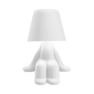 Qeeboo Sweet Brothers Sam portable LED table lamp White - Buy now on ShopDecor - Discover the best products by QEEBOO design