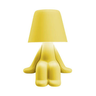 Qeeboo Sweet Brothers Sam portable LED table lamp Qeeboo Yellow - Buy now on ShopDecor - Discover the best products by QEEBOO design