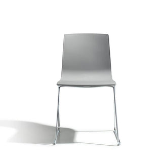 Scab Alice sledge chair - technopolymer seat by A. W. Arter - F. Citton Scab Light grey 82 - Buy now on ShopDecor - Discover the best products by SCAB design