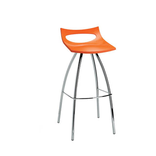 Scab Diablito stool seat h. 80 cm by Luisa Battaglia Scab Orange 30 - Buy now on ShopDecor - Discover the best products by SCAB design