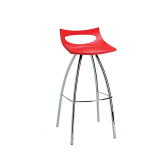 Scab Diablito stool seat h. 80 cm by Luisa Battaglia Scab Red 40 - Buy now on ShopDecor - Discover the best products by SCAB design
