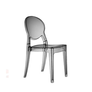 Scab Igloo chair Polycarbonate by Mark Robson Scab Transparent smoked grey 183 - Buy now on ShopDecor - Discover the best products by SCAB design