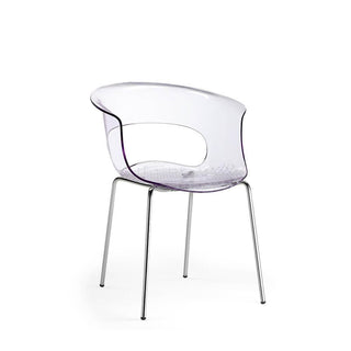 Scab Miss B Antishock armchair 4 legs by Luisa Battaglia Scab Transparent 100 - Buy now on ShopDecor - Discover the best products by SCAB design