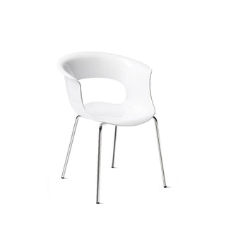 Scab Miss B Antishock armchair 4 legs by Luisa Battaglia Scab White 310 - Buy now on ShopDecor - Discover the best products by SCAB design