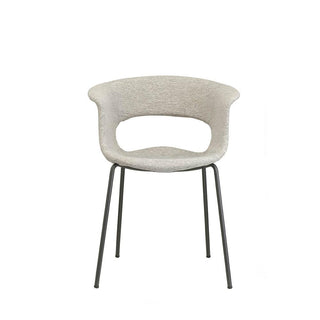 Scab Miss B Pop armchair anthracite grey coated legs and fabric seat Buy now on Shopdecor