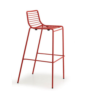 Scab Summer stool seat h. 75 cm cm by Roberto Semprini Scab Brick red VM - Buy now on ShopDecor - Discover the best products by SCAB design