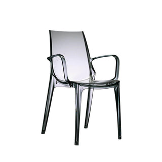 Scab Vanity armchair Polycarbonate by A. W. Arter - F. Citton Scab Transparent smoked grey 183 - Buy now on ShopDecor - Discover the best products by SCAB design