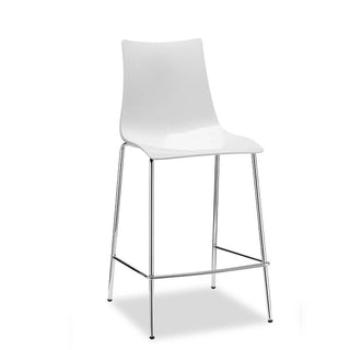 Scab Zebra Antishock stool seat h. 65 cm by Luisa Battaglia Scab White 310 - Buy now on ShopDecor - Discover the best products by SCAB design