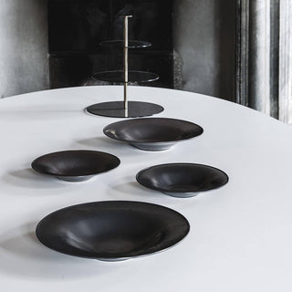Schönhuber Franchi Asimmetrico bowl diam. 16 cm. anthracite - Buy now on ShopDecor - Discover the best products by SCHÖNHUBER FRANCHI design