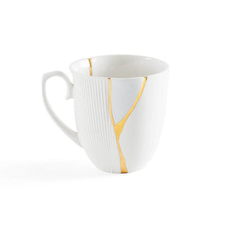Seletti Kintsugi mug cup in porcelain/24 carat gold mod. 2 Buy now on Shopdecor
