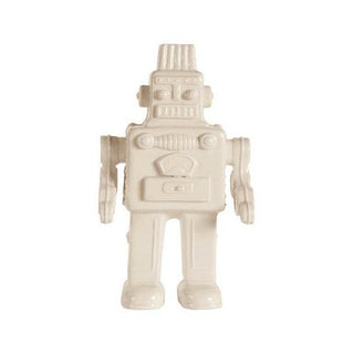 Seletti Memorabilia My Robot with porcelain decoration White - Buy now on ShopDecor - Discover the best products by SELETTI design