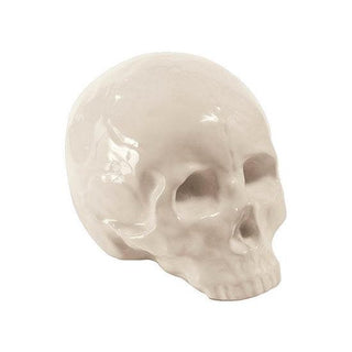 Seletti Memorabilia My Skull with porcelain decoration White - Buy now on ShopDecor - Discover the best products by SELETTI design