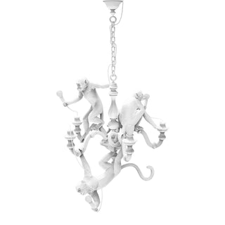 Seletti Monkey Chandelier suspension lamp white Buy now on Shopdecor