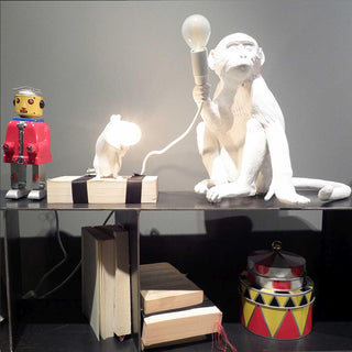 Seletti Monkey Lamp Sitting table lamp white Buy now on Shopdecor