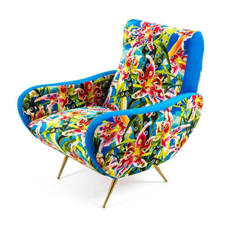 Seletti Toiletpaper Armchair Flowers with Holes - Buy now on ShopDecor - Discover the best products by TOILETPAPER HOME design