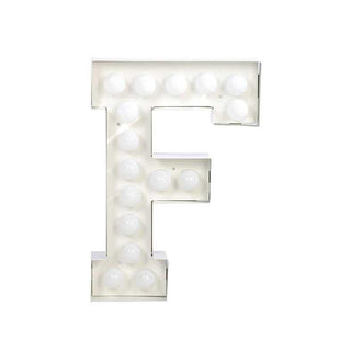 Seletti Vegaz Letter F white - Buy now on ShopDecor - Discover the best products by SELETTI design
