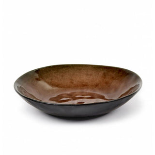 Serax Pure salad bowl brown diam. 23.5 cm. - Buy now on ShopDecor - Discover the best products by SERAX design