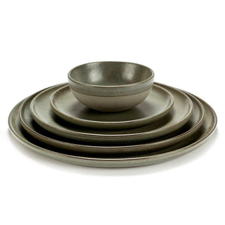Serax Surface serving plate camo green diam. 32 cm. - Buy now on ShopDecor - Discover the best products by SERAX design