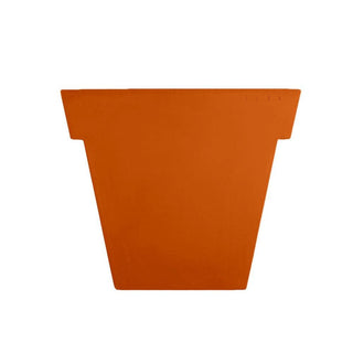 Slide Il Vaso Vase H.74 cm Polyethylene by Giò Colonna Romano Slide Pumpkin orange FC - Buy now on ShopDecor - Discover the best products by SLIDE design