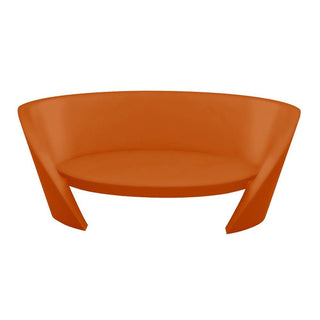 Slide Rap Sofa Polyethylene by Karim Rashid Slide Pumpkin orange FC - Buy now on ShopDecor - Discover the best products by SLIDE design
