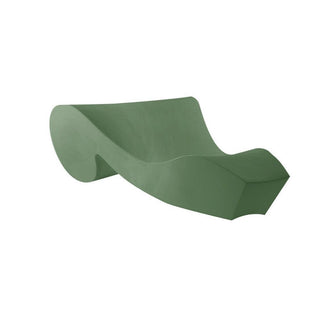 Slide Rococo' Chaise Longue Polyethylene by Gianni Arnaudo Slide Mauve green FV - Buy now on ShopDecor - Discover the best products by SLIDE design