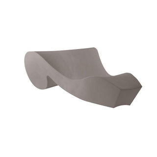 Slide Rococo' Chaise Longue Polyethylene by Gianni Arnaudo Dove grey - Buy now on ShopDecor - Discover the best products by SLIDE design
