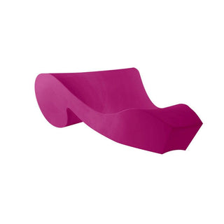 Slide Rococo' Chaise Longue Polyethylene by Gianni Arnaudo Slide Sweet fuchsia FU - Buy now on ShopDecor - Discover the best products by SLIDE design