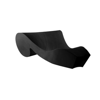 Slide Rococo' Chaise Longue Polyethylene by Gianni Arnaudo Slide Jet Black FH - Buy now on ShopDecor - Discover the best products by SLIDE design
