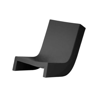 Slide Twist Chaise longue Polyethylene by Prospero Rasulo Slide Jet Black FH - Buy now on ShopDecor - Discover the best products by SLIDE design