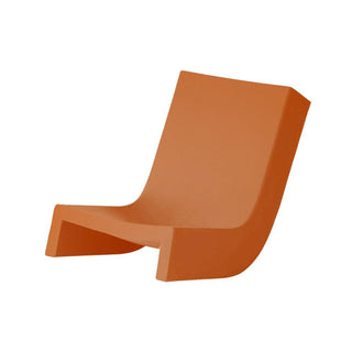Slide Twist Chaise longue Polyethylene by Prospero Rasulo Slide Pumpkin orange FC - Buy now on ShopDecor - Discover the best products by SLIDE design