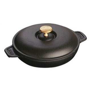 Staub Baking Dish Round with service lid 20 cm Black - Buy now on ShopDecor - Discover the best products by STAUB design