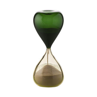 Venini Clessidra 420.06 hourglass apple green-straw yellow h. 25 cm. - Buy now on ShopDecor - Discover the best products by VENINI design