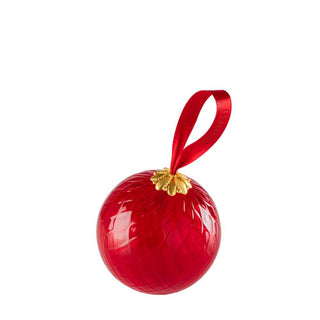 Venini Santa 199.05 small decorative ball red diam. 10 cm. - Buy now on ShopDecor - Discover the best products by VENINI design