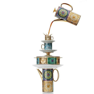 Versace meets Rosenthal Barocco Mosaic cup & saucer low - Buy now on ShopDecor - Discover the best products by VERSACE HOME design