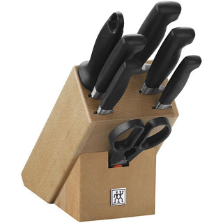 Zwilling Four Star Knives Natural Wood Block Set of 8 pieces - Buy now on ShopDecor - Discover the best products by ZWILLING design